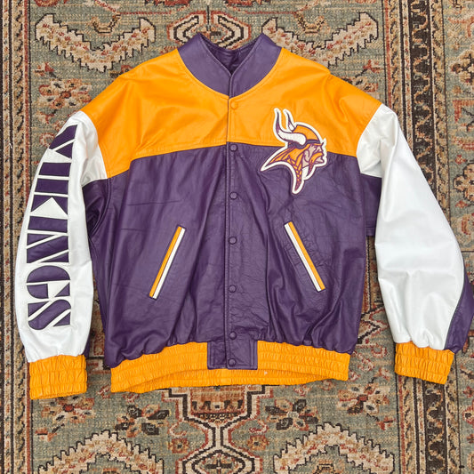 Artpel Minnesota Vikings Leather Jacket