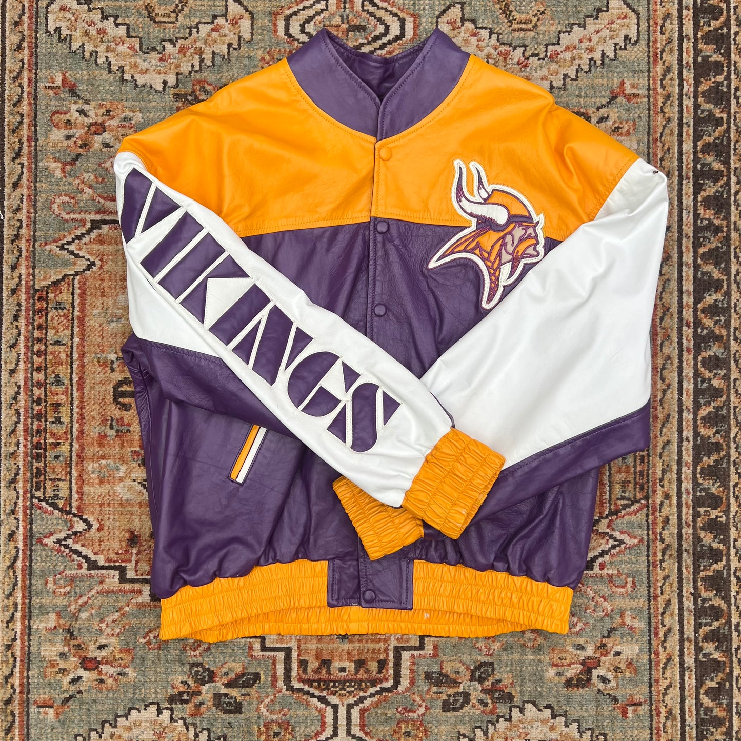 Artpel Minnesota Vikings Leather Jacket