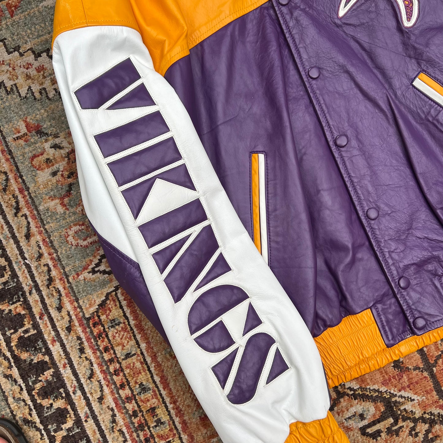 Artpel Minnesota Vikings Leather Jacket