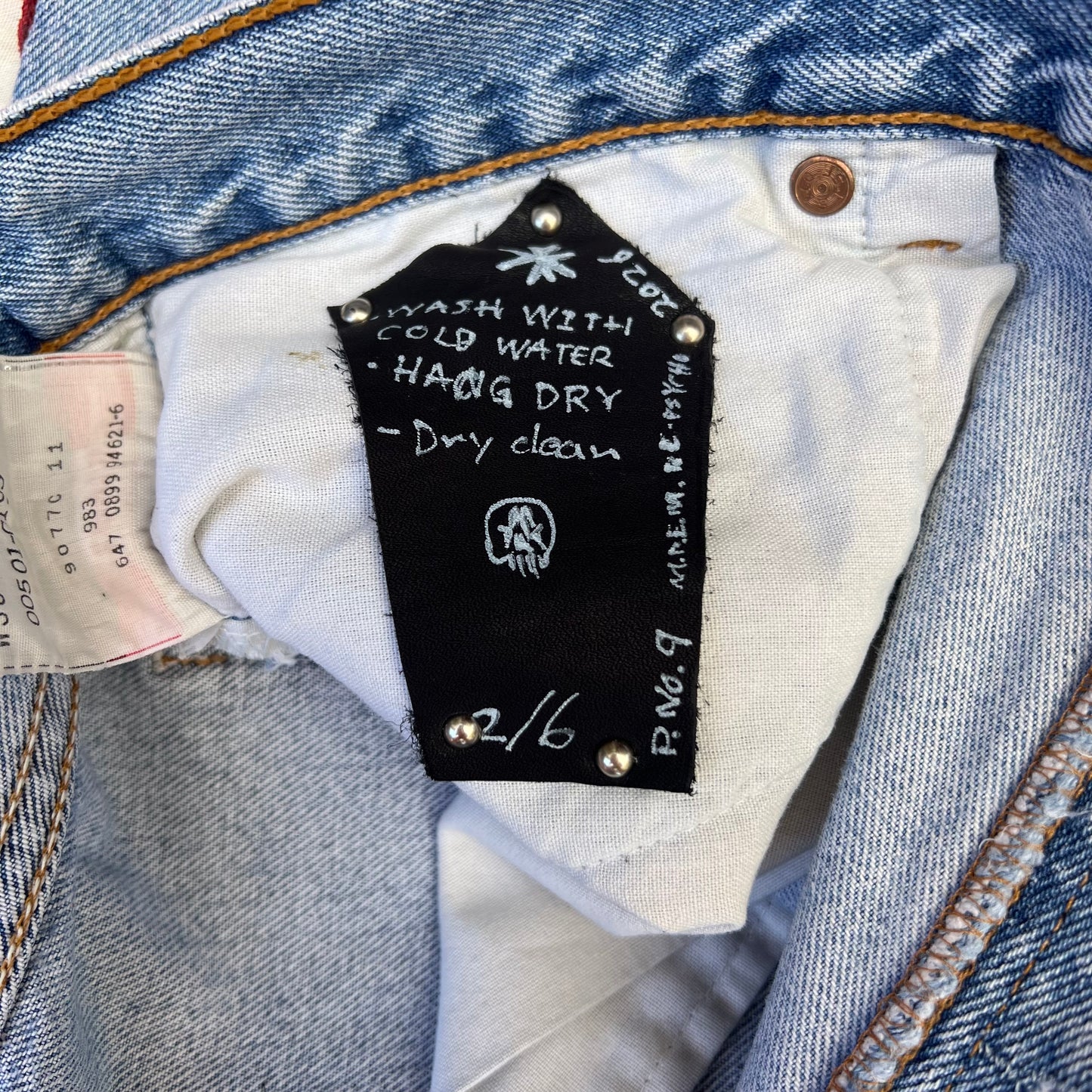 Custom leather care tag