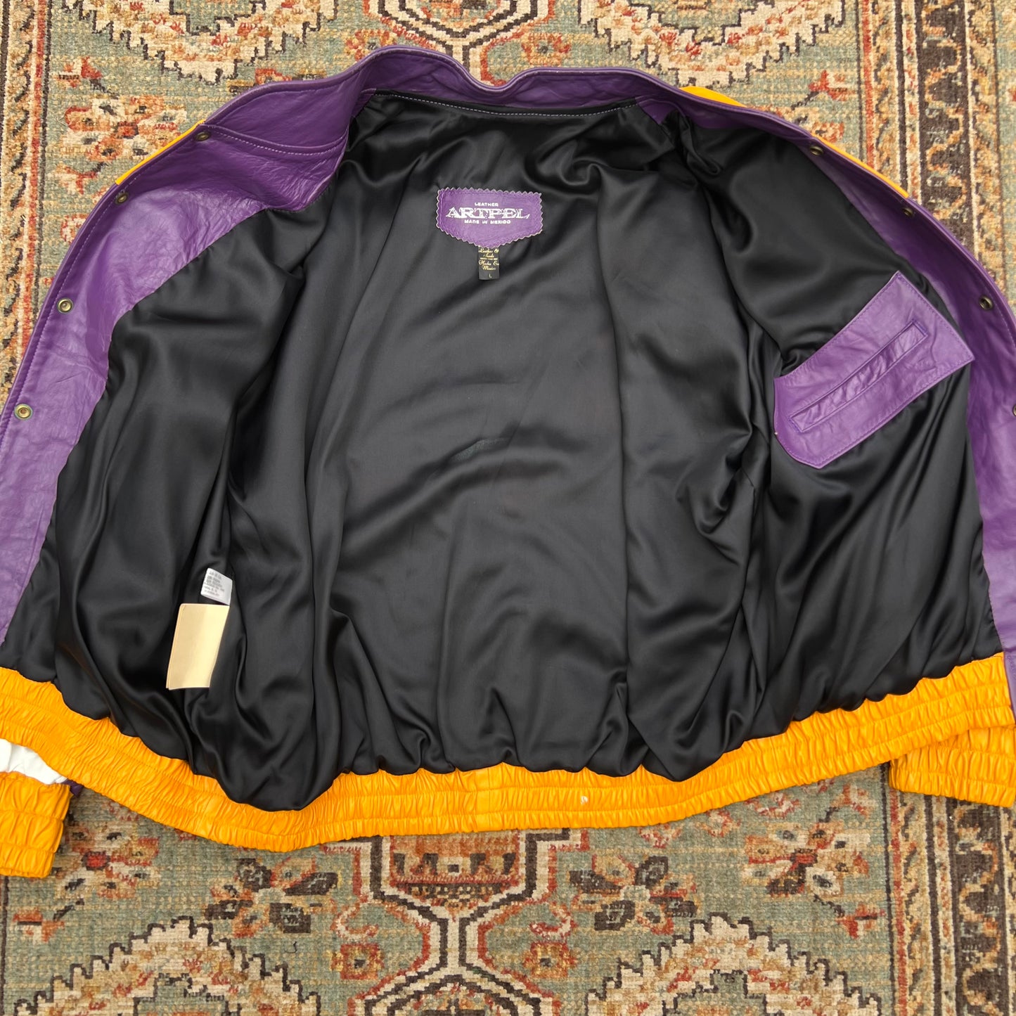 Artpel Minnesota Vikings Leather Jacket