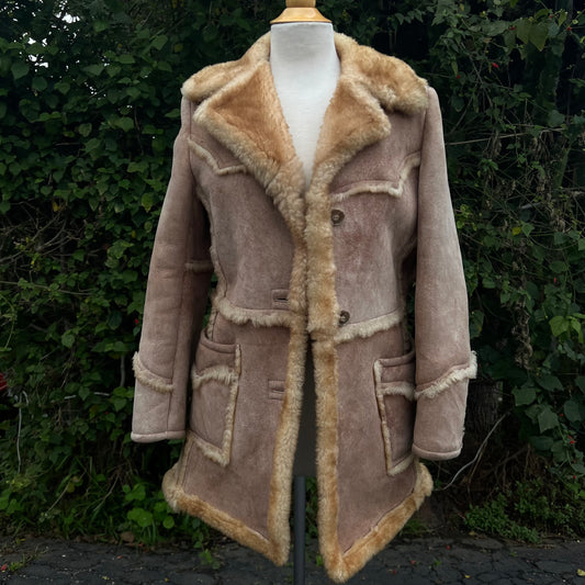 Women's Shearling coat, very small size